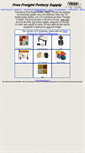 Mobile Screenshot of freefreightpotterysupply.com